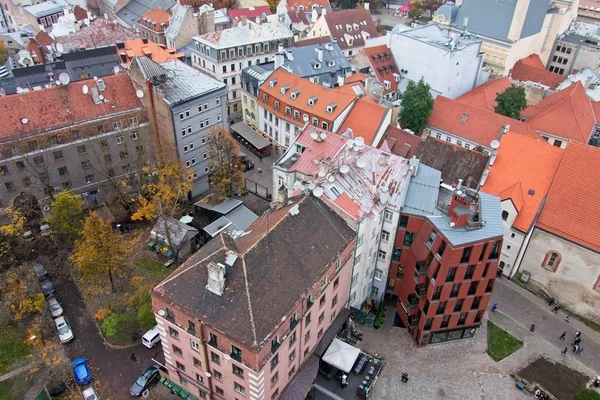 Centrum města Riga v Lotyšsku — Stock fotografie