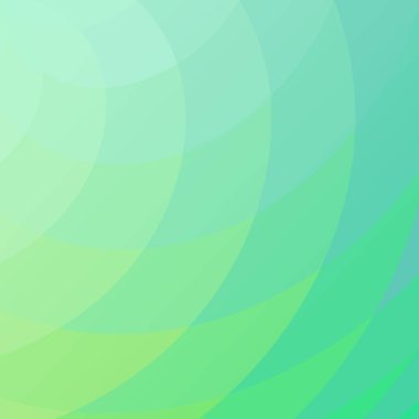 Soyut yeşil zemin, sarmal kesişen dalgalar yeşilin farklı tonlarında. Vektör çizimi. Grafik tasarım, afiş veya poster için ekoloji kavramı.