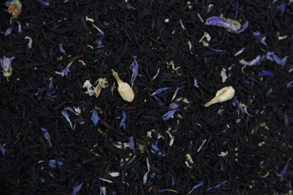 Virág Tea Konyhaasztalon — Stock Fotó