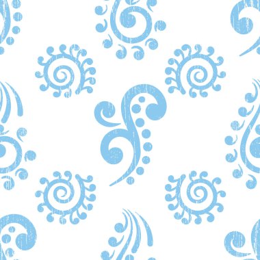 Vektör pastel mavi vintage biçim koru elementleri