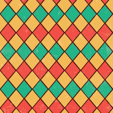 Vektör 70 'lerin antika elmas çizgileri