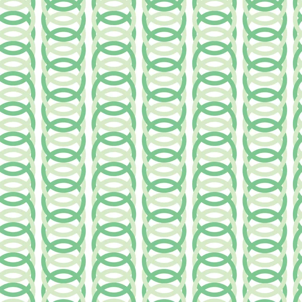 糊状绿色矢量环无缝图案背景 — 图库矢量图片