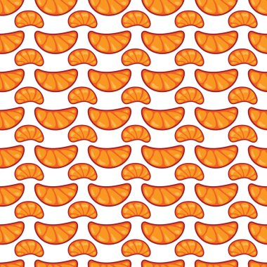 Vektör soyulmuş ornage parçaları yatay çizgiler, pürüzsüz desen arkaplanı