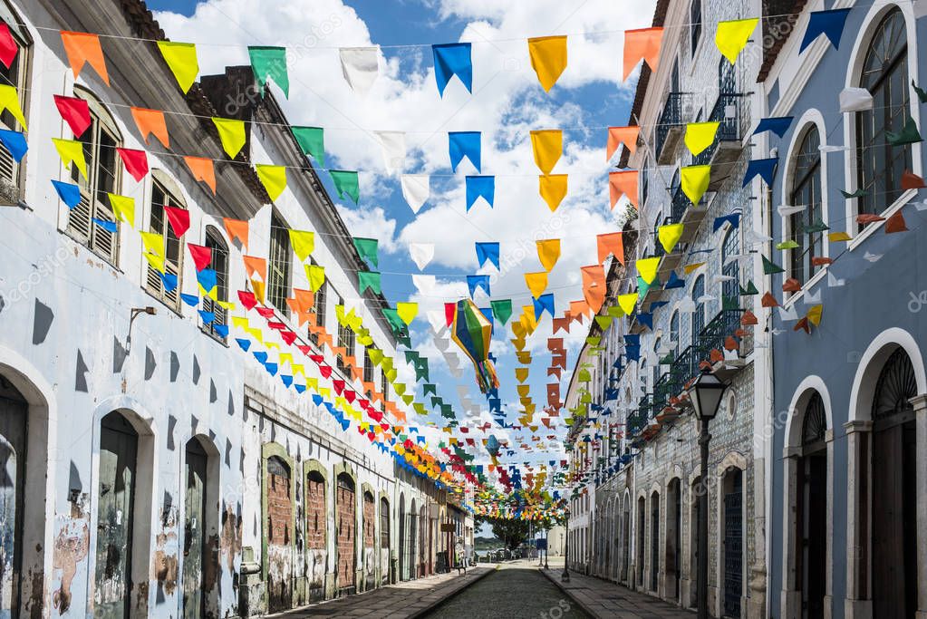 Historic city of Sao Luis, Maranhao State, Brazil