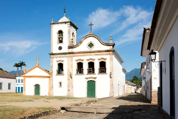 ChurchSanta Rita en Paraty, estado de Río de Janeiro, Brasil — Foto de Stock