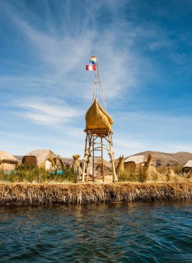 Uros - yüzen ada, titicaca, peru