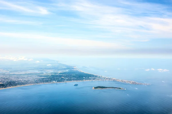 Panoramatický pohled na město Punta del Este, Uruguay — Stock fotografie