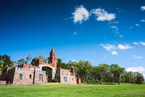 Saal pittamiglio, das schloss im art deco in las flores, uruguay — Stockfoto