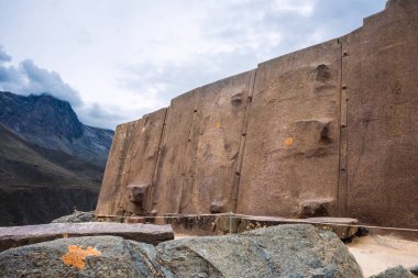 Ollantaytambo, Cusco bölge, Peru İnka güneş Tapınağı