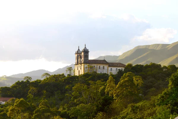 Görünümü, unesco dünya miras şehir, Ouro Preto'daki, Brezilya — Stok fotoğraf