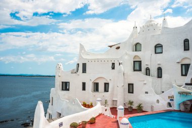 Punta del Este Uruguay Atlantik sahil yakınındaki Casapueblo