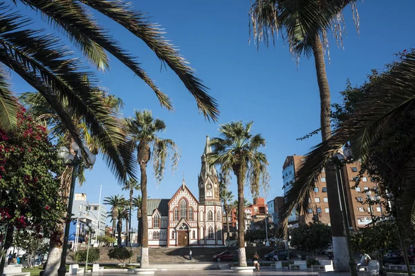 Gotiska katedralen Saint märken i Arica, norra Chile — Stockfoto