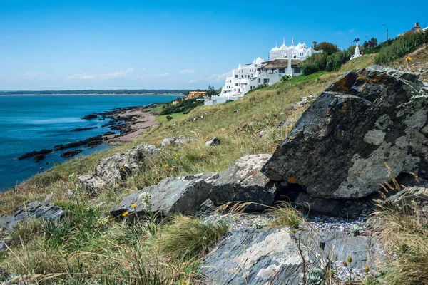 Vista de Casapueblo, Punta Ballena, Maldonado, Uruguay — Foto de Stock