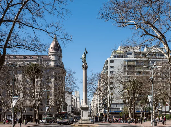 Piazza Cagancha nel centro storico di Montevideo, Uruguay — Foto Stock