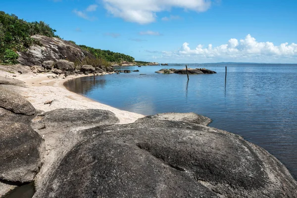 Jezioro Czarne (Laguna de Difuntos rudy Laguna Negra), departamencie Rocha Urugwaju — Zdjęcie stockowe