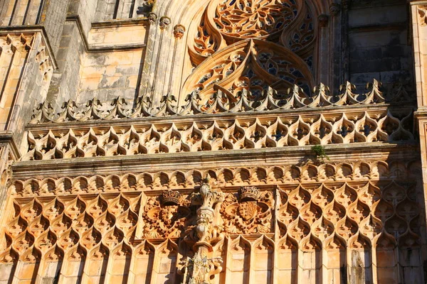 Batalha Portugal December 2019 Details Van Het Klooster Van Batalha — Stockfoto