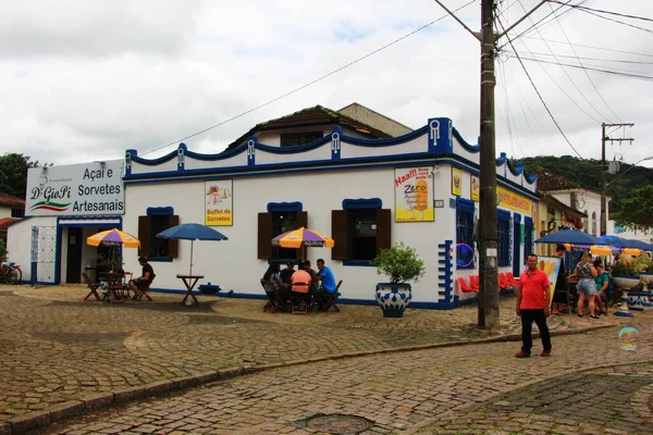 Morretes Parana Brazil 2018年11月2日 位于巴拉那的历史名城Morretes的场景 包括街道 商店和游客 — 图库照片