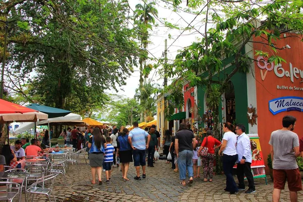 Morretes Parana Brazil 2018年11月2日 位于巴拉那的历史名城Morretes的场景 包括街道 商店和游客 — 图库照片