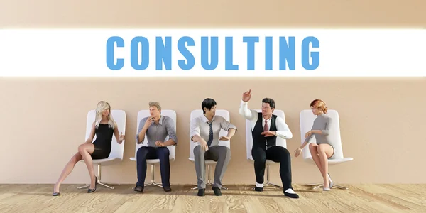 Business Consulting jako koncepcja — Zdjęcie stockowe