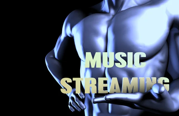 La musique en streaming comme concept — Photo