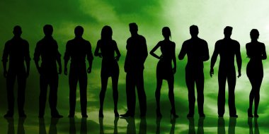 İş takım arka plan