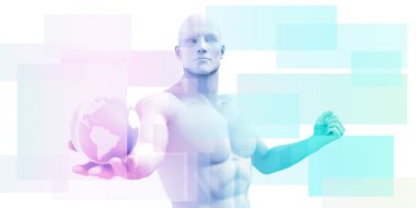 Yaratıcı teknoloji arka plan