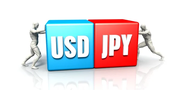 Coppia di valute USD JPY — Foto Stock