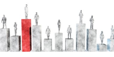 şirket Merdiveni tırmanın