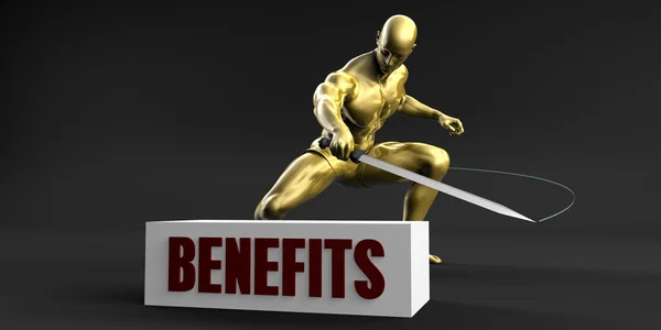 Reduce Benefits Concept — Stockfoto