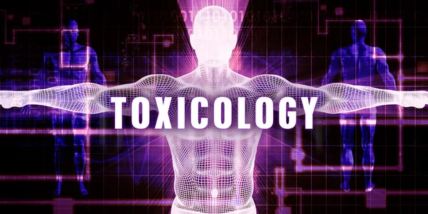 Konzeptkunst der Toxikologie — Stockfoto