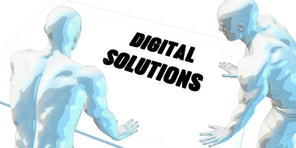 Concept de solutions numériques — Photo