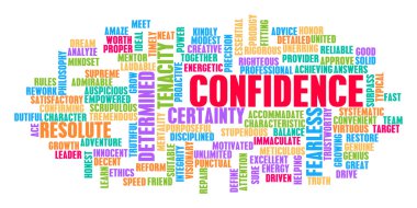 Güven Word Cloud kavramı