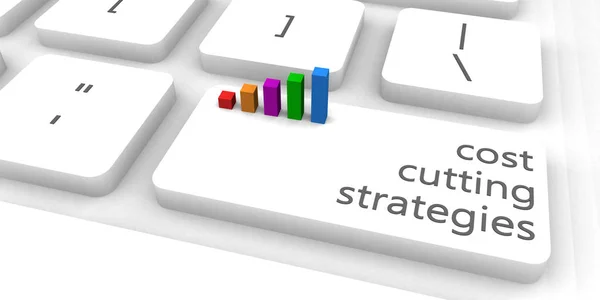 Cost Cutting Strategies — Stock Photo, Image