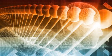 Biyoteknoloji konsept sanat