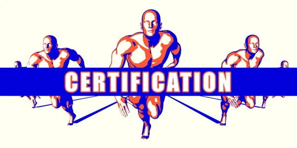 Certification Concept Art — Stock Photo, Image