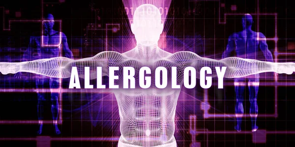 Allergology arka plan kavramı — Stok fotoğraf