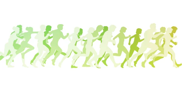 Marathon Run Concept — Stock Photo, Image