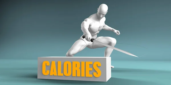 Tagliare le calorie Astratto — Foto Stock