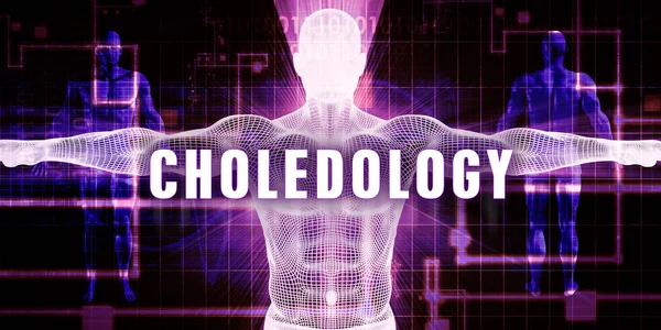 Αφηρημένη τέχνη Choledology — Φωτογραφία Αρχείου