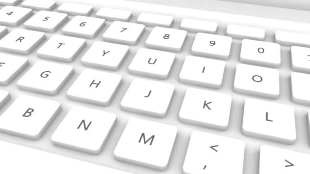 Müşteri ilişkileri yönetimi ile bir klavye düğmesini tıklatın — Stok video