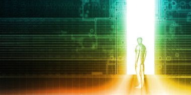 Teknoloji arka plan soyut