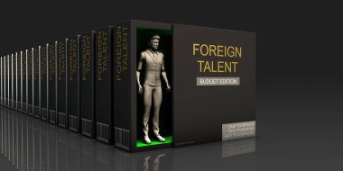 Foreign Talent Abstract clipart