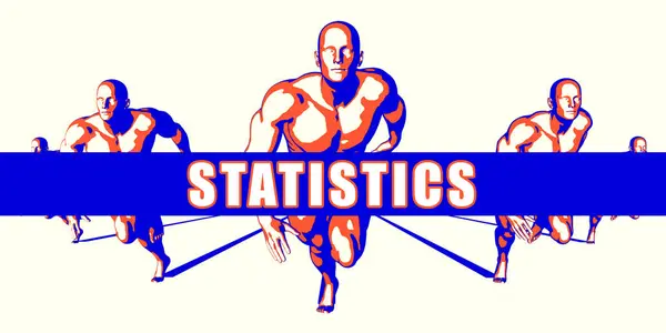 Abstraktní pojem statistiky — Stock fotografie