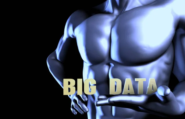 Big Data Abstract — Stockfoto