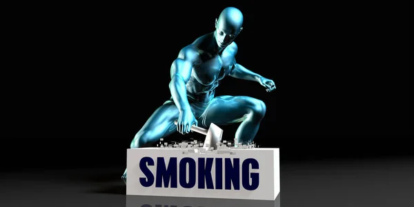 Dapatkan Rid of Smoking — Stok Foto