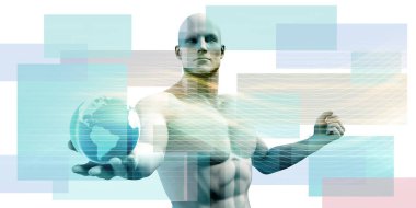 Modern iletişim soyut