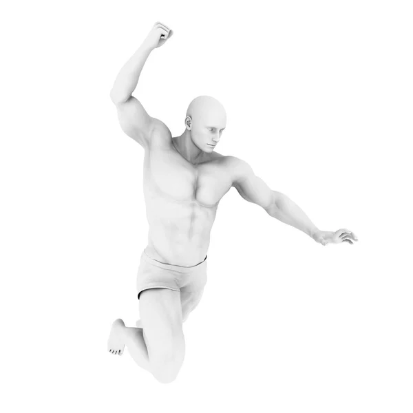 Superhero Pose Concept Art — Stock Photo, Image