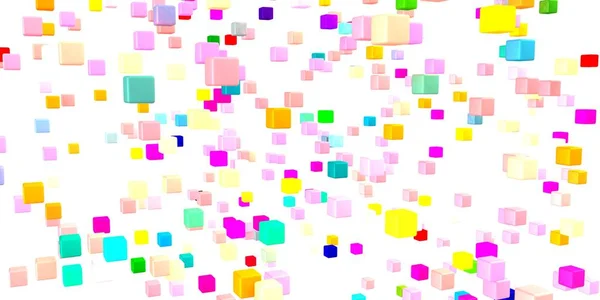 Candy Blocks Concept Art — Stock Photo, Image