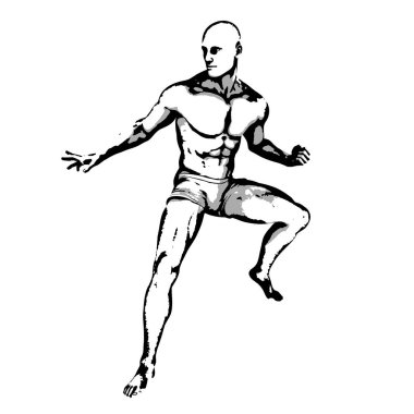 Çizgi roman kahramanı poz