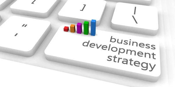 Business Development strategie Concept Art — Stockfoto